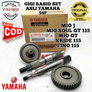 ASLI ORIGINAL GIGI GEAR RASIO SET YAMAHA YGP 54P MIO J SOUL GT FINO XRIDE X RIDE 115 GIR GARDAN