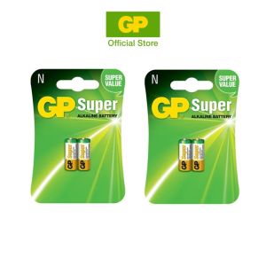 GP Super Alkaline 2 Size N /LR1/E90/910A Battery (2 card bundle)