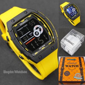 Empirewatches Jam Tangan Digimac Couple 2130 2132 Pria Wanita Digital Strap Rubber Original Water Resistant