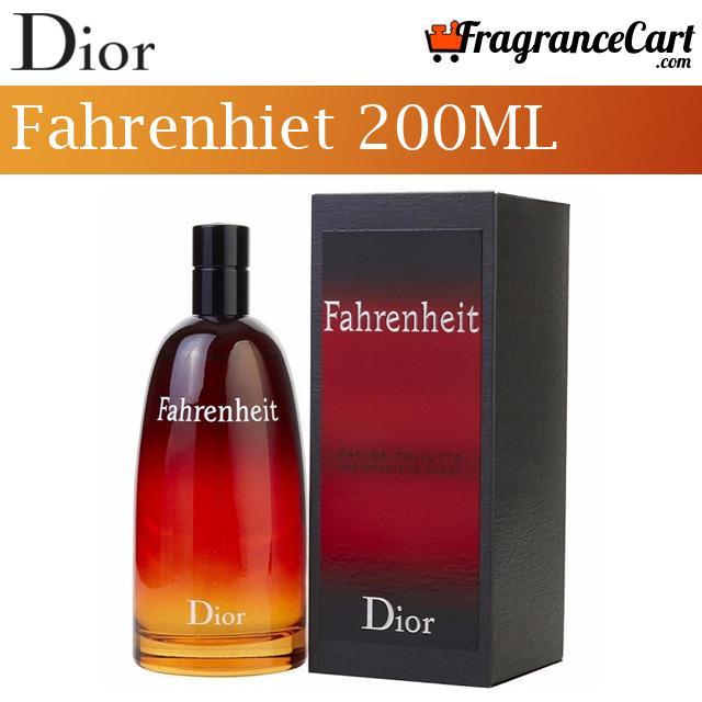 Christian Dior Fahrenheit EDT for Men 200ml Eau de Toilette ChristianDior Red Brand New 100 Authentic Perfume Fragrance Lazada Singapore