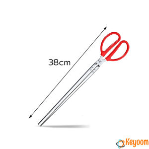 Keyoom คีมจับสัตว์น้ำ หรือคีบปิ้งย่าง คีมสแตนเลส ขนาด 38cm/52cm/68cm  ใช้งานง่าย ป้องกันการลื่น Long-handled Clip