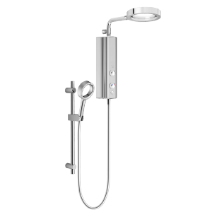 [ RUBINE ] P10-CH (SILVER CHROME) /P10-BK (MATT BLACK) Instant Water Heater with Booster Pump & Rain Shower New Arrival!