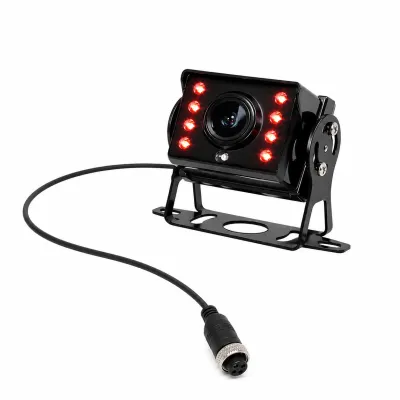 Camera lùi xe tải hồng ngoại chân cắm GX12 độ phân giải AHD720P vỏ kim loại