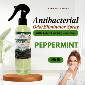 Peppermint Air Freshener Spray Antibacterial | Room Toilet & Fabric Odor Eliminator