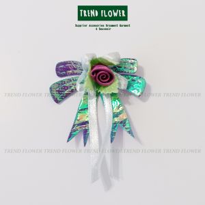 Bunga Korsase Hiasan Hampers Violet Pink Souvenir Pernikahan