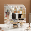 Harga Grosir - Rak Kosmetik Multifungsi /Storage Box Drawer / Rak Kosmetik Akrilik Transparan. 