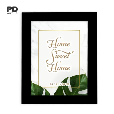 Bingkai Foto Sertifikat Ukuran A4 / 21x30 cm Minimalis Ukir Murah Harga Grosir Pigura Foto