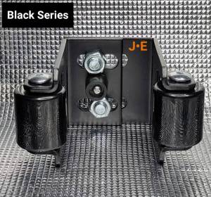 ☑️ JE Adjustable Sliding Gate End Stop Catcher with 2 Nylon Rollers and center Rubber Bumper