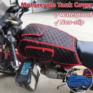 Motorcycle Fuel Tank Cover Waterproof Leather Luggage Tank Cover HONDA TMX Barako Bajaj TMX