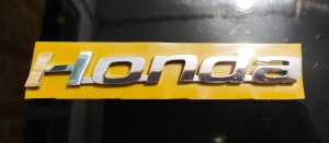 Emblem Logo Tulisan Honda H2 Original