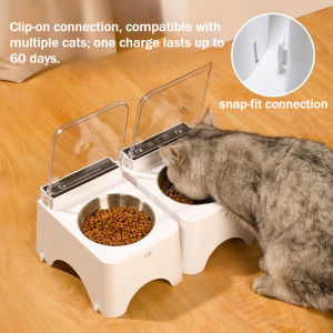 AP AIMAYAPET Automatic Lid Pet Feeder Infrared Sensor Cat Bowl Open Close Smart Dispenser Dog Food Container Kucing