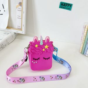 Tas Selempang Rubber Anak Karakter Kelinci Stella Lou Model Kotak