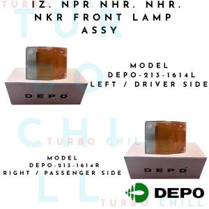 DEPO-213-1614 IZ. NPR NHR. NHR. NKR FRONT LAMP ASSY