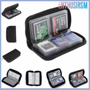 【Enthusiasm】🌟🌟【Hot Sale】🎈 Hot SDHC MMC CF Micro SD Memory Card Storage Carrying Pouch Case Holder Wallet