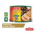 Spring Home Roti Paratha - Plain 20's - Frozen. 