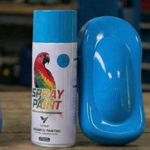 Sơn xịt màu Xanh lam Con Két chuyên dụng trang trí biển hiệu quảng cáo nội ngoại thất - Sơn mịn màu đẹp. khô nhanh