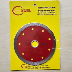 Diamond Wheel Excel 110 Red type Polos ( wet cut ) PISAU POTONG KERAMIK GRANIT MATA PISAU GERINDA