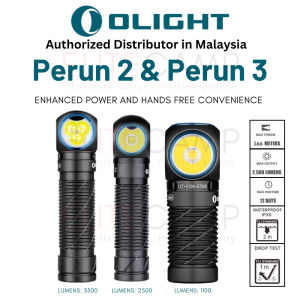 Olight Perun 3 & Perun 2 Mini Waterproof Headlight Camping Hiking Fishing Flashlight Torchlight Compact Torch Headlamp