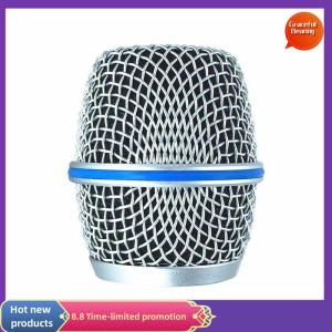 Graceful Microphone Grill Head Microphone Grille Ball Head Cover Parts Accessory Replacement Metal Microphone Mesh Head DIY Parts Accessory For Shure beta58a