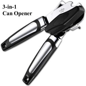 Original 3 in 1 stainless steel bottle opener heavy duty multifunctional can opener for souvenir