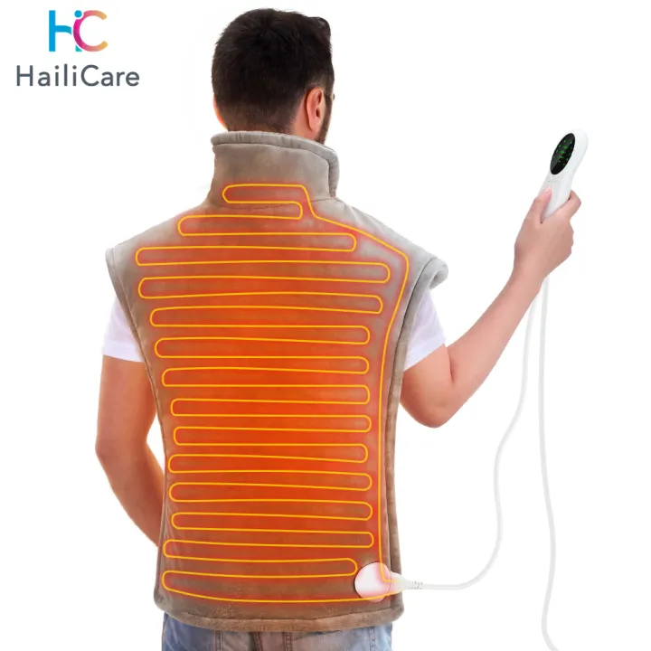 【Sell-Well】 Electric Heating Pad Back Pain Relief Neck Shoulders Heat Pad Winter Heater Timed Temperature Control Heating Blanket Mat Gifts