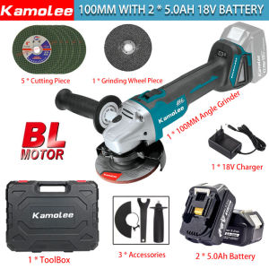 Kamolee Tool DGA404 4" Gerinda Brushless 4speed Alat Pemotong Poles Serbaguna