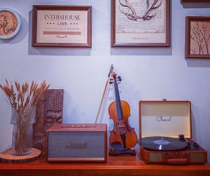 Máy nghe nhạc đĩa than có thể kết nối Bluetooth Aunets & Yearsstay chính hãng (tặng ngay đĩa than khi mua)