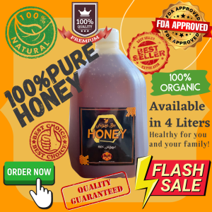 Natures Bee Honey 100% ORGANIC BEST SELLING HONEY 4 Liters