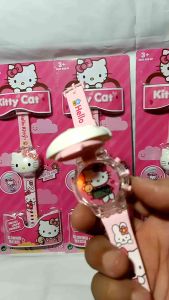 Hello Kitty Jam Tangan Anak Perempuan Lampu Musik