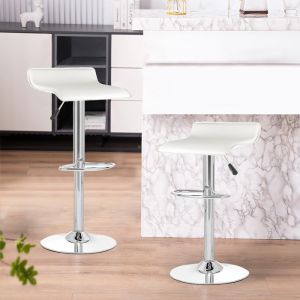 WD Kursi Bar Tinggi Hidrolik Barstool Minimalis - Kursi MiniBar Cafe Bisa Putar - Kursi Cafe