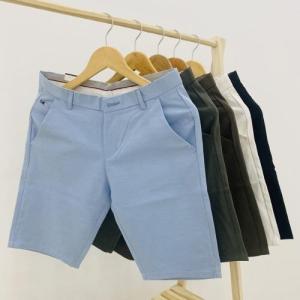 Quần Short Tây Âu Nam Co Giản Cao Cấp Chất Co Giản mền Mại Mịn Màng