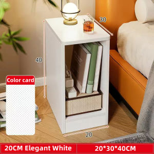 Nordic Concise Modern Bedside Tables Solid Wood Bedroom Storage Mini Easy Simple Storage
