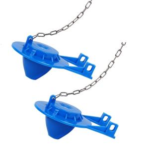 2Pcs Toilet Flapper Replacement 2inch Toilet Stoppers Flapper Water Saving Flush Valves Flapper with Stainless Chain