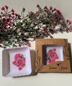 (Souvenir Thalita) Isi 50 Pcs Souvenir Mangkok KOTAK Kemasan BOX RUSTIK  SOVENIR MURAH UNIK BERMANFAAT MANGKUK SAMBEL SOPERNIR PERNIKAHAN CENDRAMATA OLEH OLEH HADIAH ULANG TAHUN HAJATAN