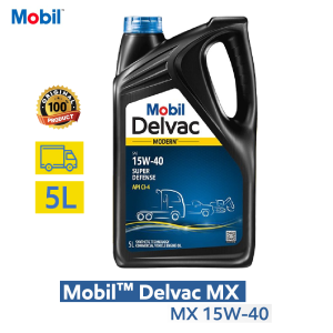 Oil Mesin Mobil Diesel Delvac Modern API CI-4 SAE 15W-40 Super Defense 15w40 Kemasan Galon 5 Liter Mobil1 15w 40 Original Asli