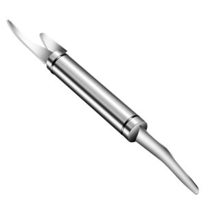 Multi-Functional Double-Headed Kitchen Picker Stainless Steel Shrimp Peeler Shrimp Opener Deveined Shrimp Stomach Removing Line Clean Up Cutter Tools Seafood