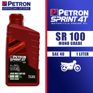 PETRON SPRINT 4T SR100 MOTORCYCLE OIL MONOGRADE SAE 40 (1 Liter)