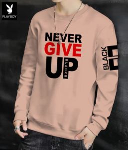 Promo Sweater Keren Kaos Pria Distro Never Give Up Crewneck Trendy Sweatshirt Elegan Sweter Kekinian