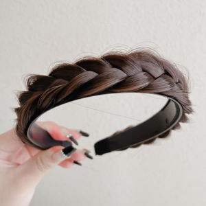 Murah Banget - Bando Wig Rambut Palsu Kepang / Bando Kepang Model Korea / Aksesoris Rambut Anak Gaya Korean Style