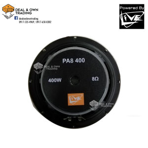 Live PA-8-400 8 inch 400W PA Speaker System