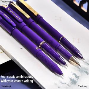 [COD] Yaokeqi 1 PCS Purple Ink Gel Pens 0.7mm 1.0mm For Writing Large Capacity Refill Office Supplies Back To Sochool