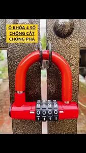 [Giá Hủy Diệt] [ FREESHIP ] Ổ khoá số khoá 4 số chữ U loại cao cấp an toàn chống trộm  có thể thay đổi mật mã