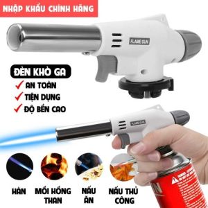 P PMC Khò Gas Mini Tự Động Đánh Lửa Flame Gun Đầu Khò Gas Chuyên Dụng- Núm điều Chỉnh Nhiệt 1400 độ C