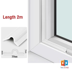 T.Z. โฟมเทป แถบปิดผนึกหน้าต่าง ยาว 2 เมตร กันลม กันฝุ่น กันเสียง Window seal strip