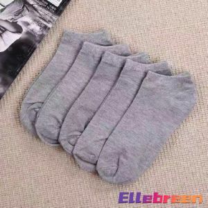 Mens Cotton Socks Invisible Socks Foot Socks For Men 3 Colors Black/White/Grey