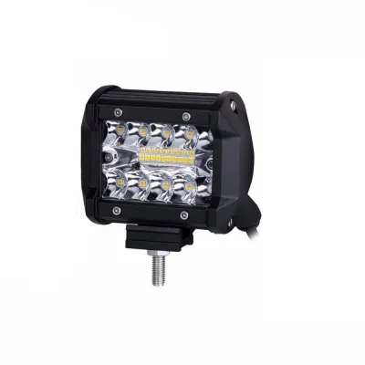 สว่างตาเเตก! LED 120W 12ถึง24โวลล์ 120วัตต์ สว่าง กันน้ำ งานอลูมิเนียมงานหนา แข็งแรงชนาด7นิ้ว กันน้ำ 12V-24V เเสงขาว Spotlight SUV รถบรรทุก
