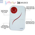 Bel Pintu Rumah Listrik Door Bell Wireless Waterproof. 