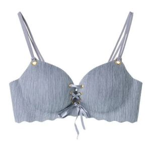 INTIMA Front Drawstring Design Super Push Up Bra for Women Seamless Underwear Wire Free Beauty Back Bralette Lingerie Ladies Brassiere on Sale