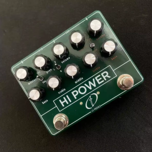 LY-ROCK Single Block Effector HI POWER Overload Distortion Effects Pedal Colorsound Power Boost Pedal,Original Clone