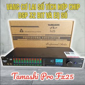 Vang cơ lai số TAMASHI Pro FX 25 chống hú 5 cấp độ  hàng chính hãng + tặng 2 dây canon